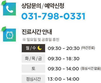 서울더안치과 진료시간