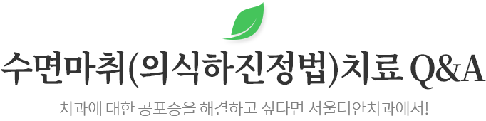 의식하진정법 치료 과정